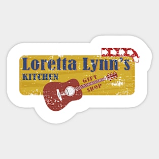 Loretta Lynn Vintage Kitchen Shop Sticker